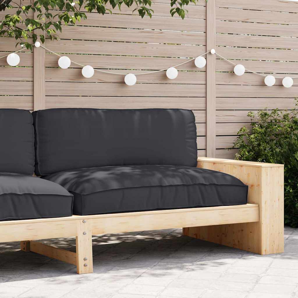 Pallet Cushion for suitable for Seat Black 120 x 80 x 12 cm